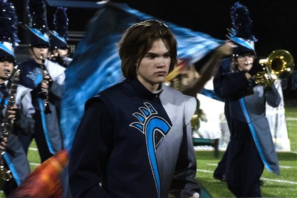 Chesapeake High School Marching Band Performing